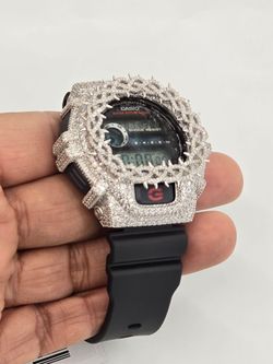 Moissanite Diamond  G shock Casio Watch