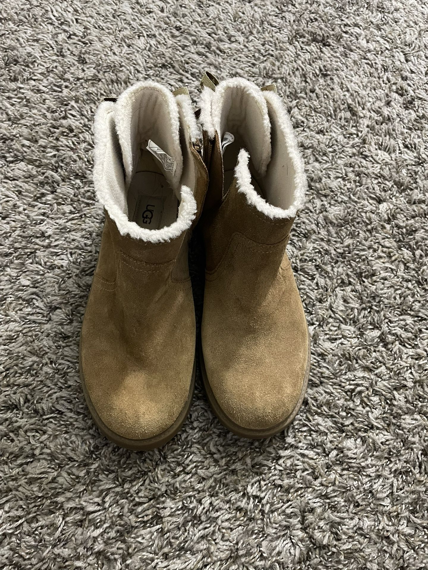 Chestnut UGG Boots With Fur Lining