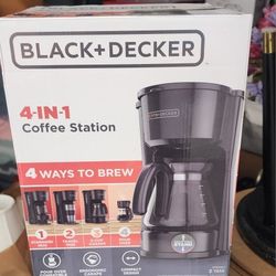 Black & Decker 4 In 1 Coffee Maker