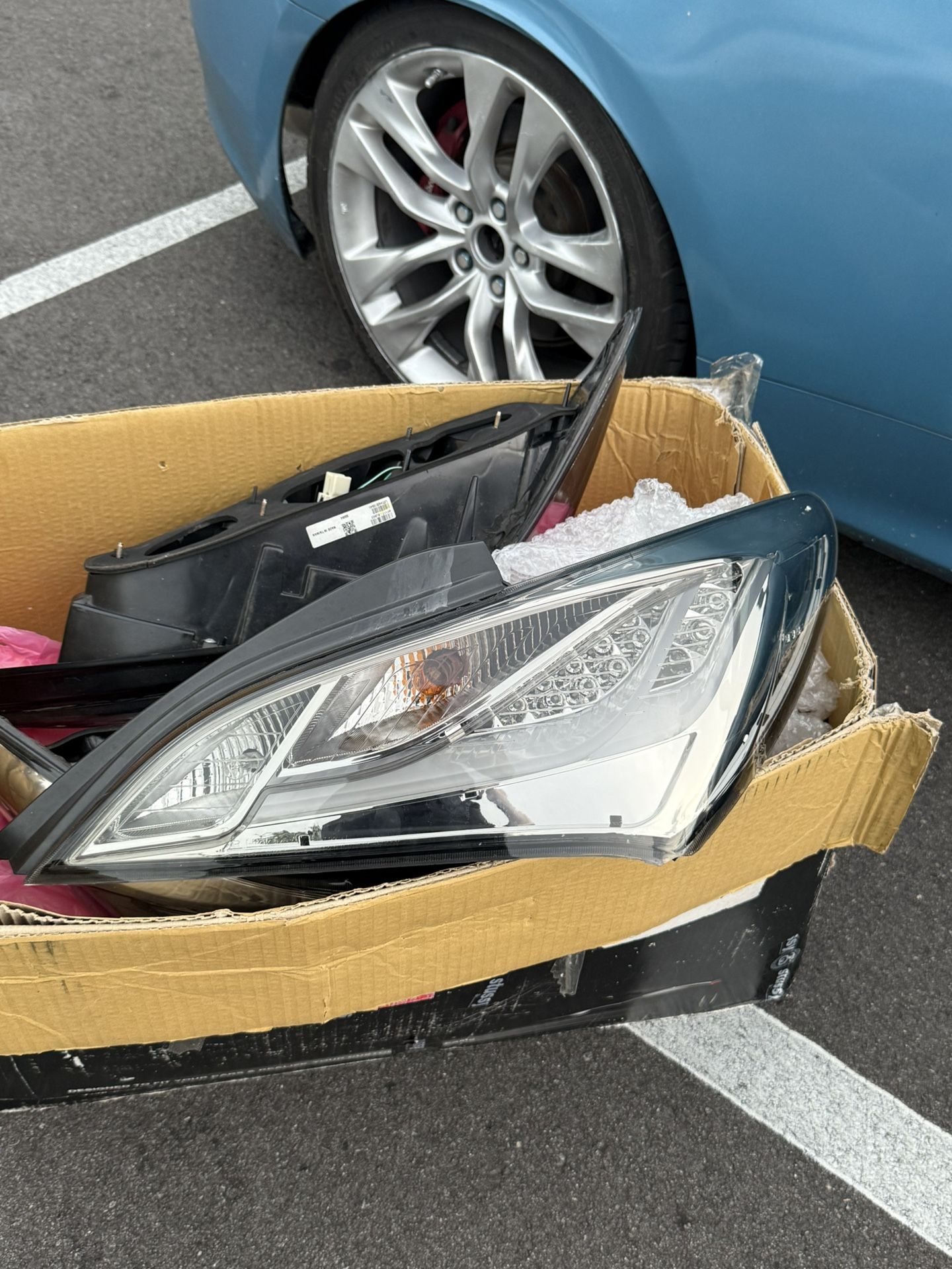 Genesis Coupe Enzo Clear Eagle Eye Tail Light