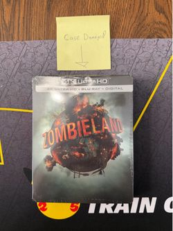 Zombieland 4K steelbook (CASE DAMAGED) Brand new