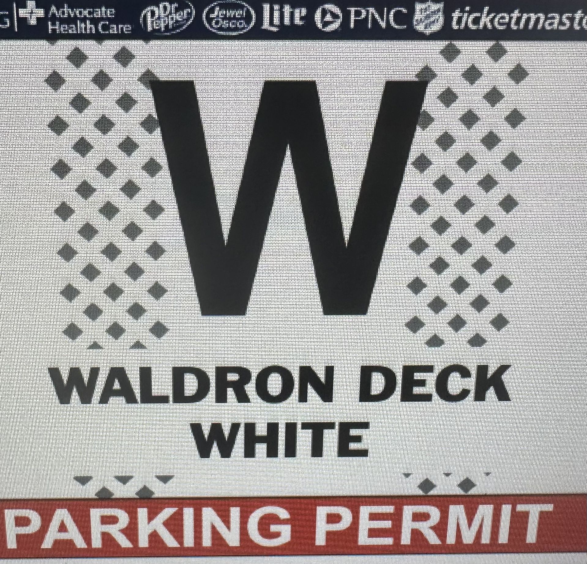 Bears vs Buffalo Bills Parking Pass