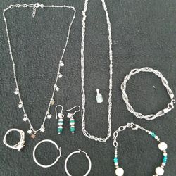 925 ITALY STERLING SILVER LOT ALL FOR $300 OBO, I CAND SELL IT SEPARATELY 