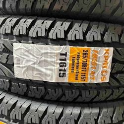265/70/17 All Terrain New Set Of Tires 