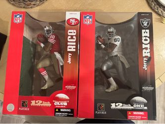 Jerry Rice Mcfarlane 12 Inch Figure 49ers and Raiders