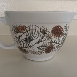 Stonewall Melamine Batter Bowl (Pinecone & Needles Design)