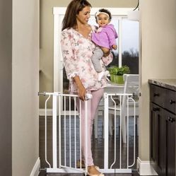 Regalo New Design Extra Wide Baby Gate, 29"-38.5"Walk Through Door,