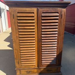Vintage Wood Wardrobe