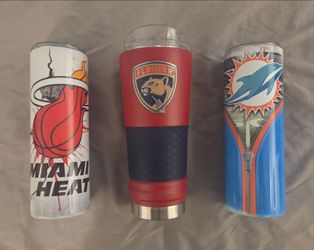 Dolphins, Panthers and Heat Cups