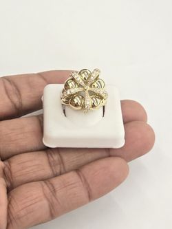 10kt Real Gold Fancy Ring For Women