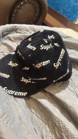 Supreme Allover Logo mHat Black