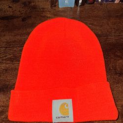 Neon/ Hunters Orange Carhartt Beanie
