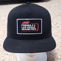 Formula 1 Unisex 2023 Las Vegas Grand Prix Patch Adjustable Trucker Hat - Black