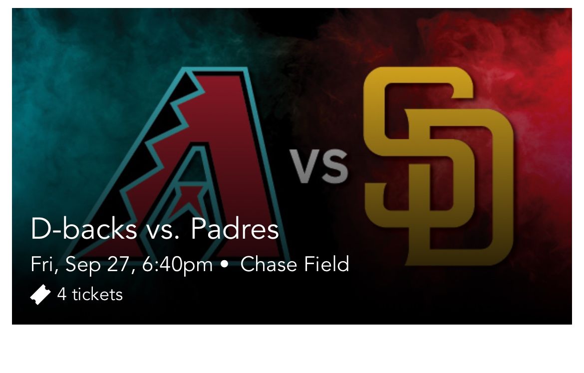 Diamondbacks tickets