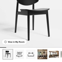 2 New Crate And Barrel Paolo Dining Chairs $319 Each In Stores