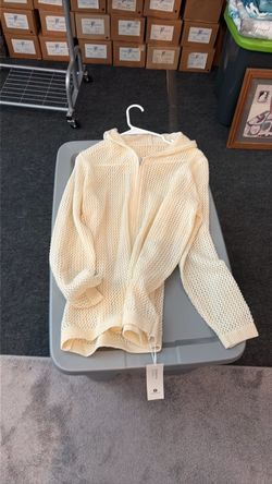 Brand new with tags, zipper swimsuit, cover-up