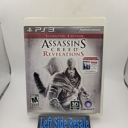 Assassin's Creed : Revelations - Signature Edition - ( PlayStation 3 , PS3 ) CIB