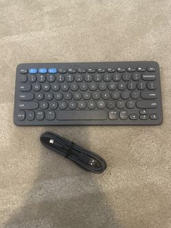 ZAGG Pro Keyboard 12 - Compact Wireless Charging Desktop Keyboard - Multi-Device Pairing