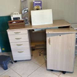 Husqvarna Rose Sewing Machine And Koala Studios Table