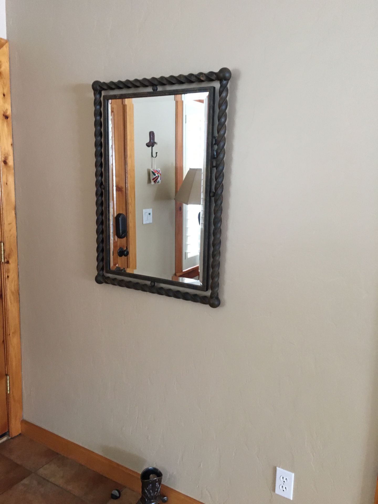 Iron Wall Mirror