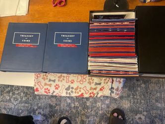 Treasury of Coins Binders and US Mint Coin Sets