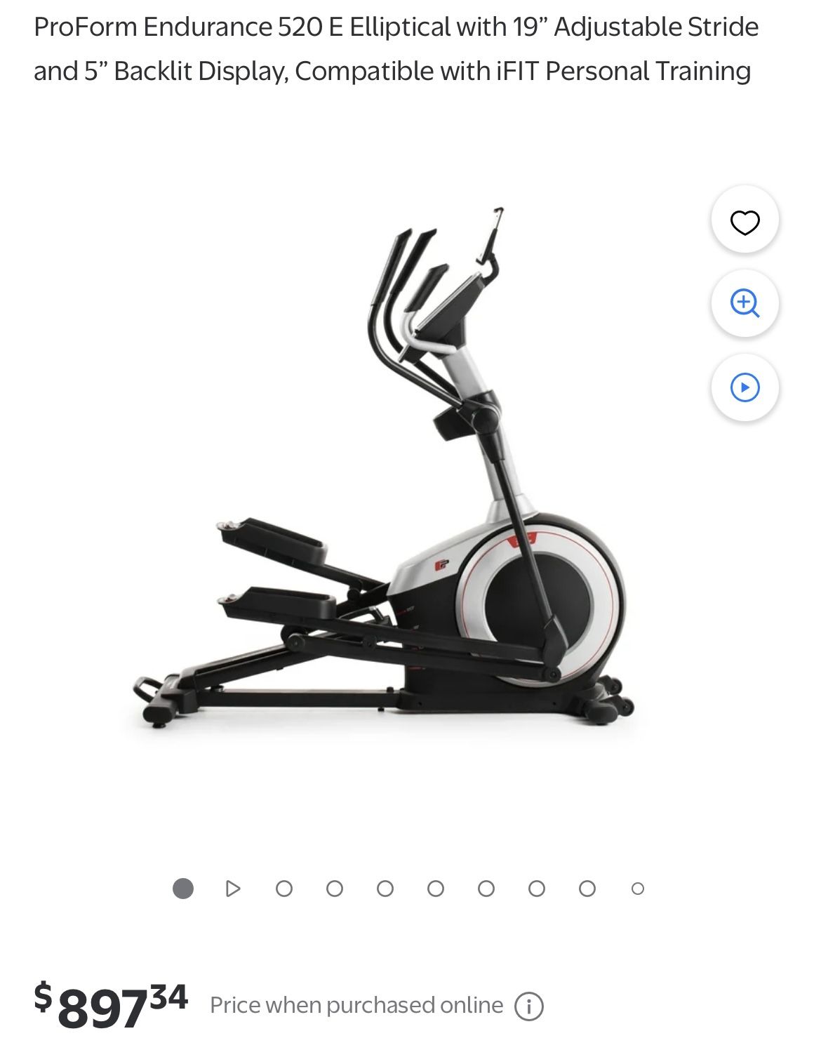 Pro-form 520 eliptical