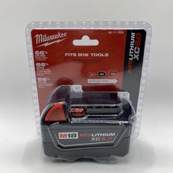 New Milwaukee 48-11-1850 Battery M18 18V 18 Volt XC 5.0 Ah Red Lithium Ion