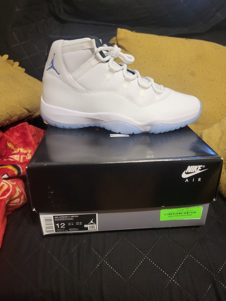 Jordan 11 Legend Blue Sz 12