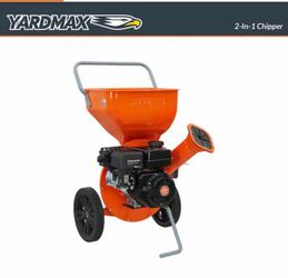 YARDMAX 2-in-1 3 in. Dia 212cc Gas Chipper Shredder