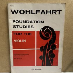 Wohlfahrt Foundation Studies For The Violin Book 2 By K. H. Aiqouni