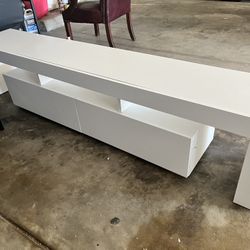 White Entertainment Center 