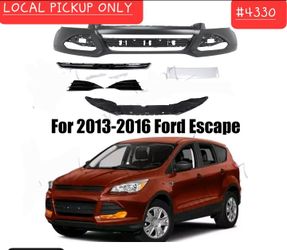 ➿️ Fit For 2013-2016 Ford Escape Front Bumper Cover Fascia Black #4330