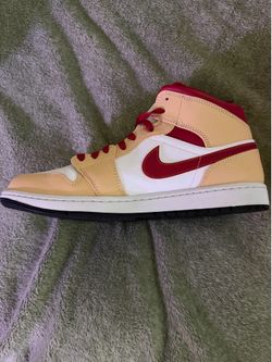 Jordan 1 Light Curry Cardinal 11.5