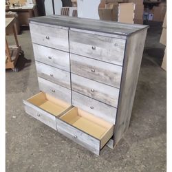 10 drawers dresser with rails / Ten drawers dresser with rails