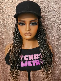 Wig Hat Faux Locs