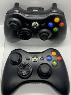  Microsoft Xbox 360 Wireless Controller, Black : Video Games