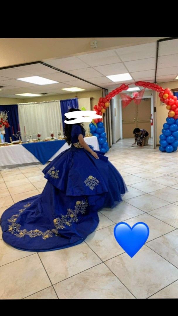 Royal Blue Quinceanera Dress