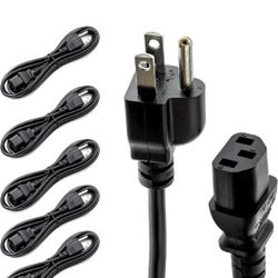 Power Computer Cords Monitor Cable, PC, Scanner. Many Available 