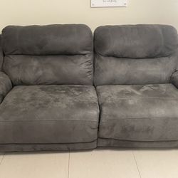 Grey reclining Couch $120