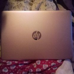 Rose Gold HP Laptop With Intel