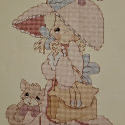 Vintage Precious Moments Stitch Book