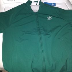 Small Green Adidas Track Top 