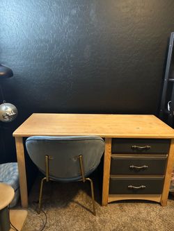 Wooden desk