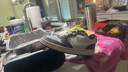Nike Court Borough Low Recraft - Size 4Y