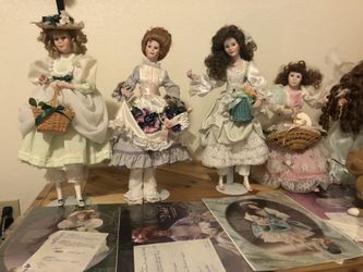 Porcelain dolls different prices