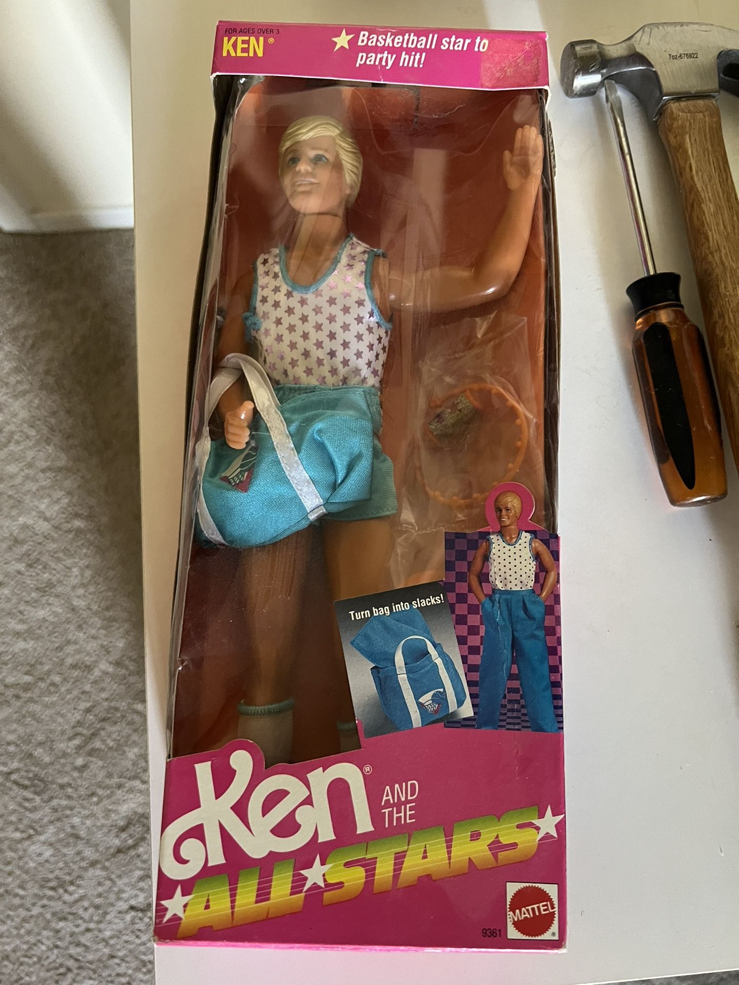 Barbie Ken Basketball All Star Doll Mattel New In Box
