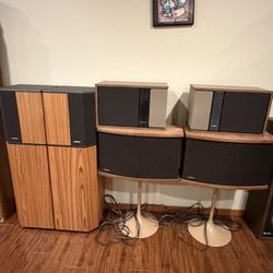 Bose 901 And 301 and A Pair Of 10.2 