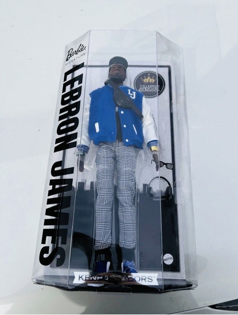 Barbie Signature LeBron James Kenbassadors Doll Collectible with Varsity Jacket Outfit and Accessories