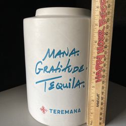 🔥 New Terramana Tequila Tip Jar Ceramic Bar Beer Sign 