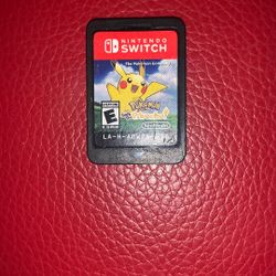 Pokemon Pikachu Lets Go Video Game for Nintendo Switch Cartridge